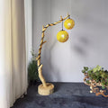Tree floor lamp for living room natural driftwood lighting rustic wood standing lamp home art