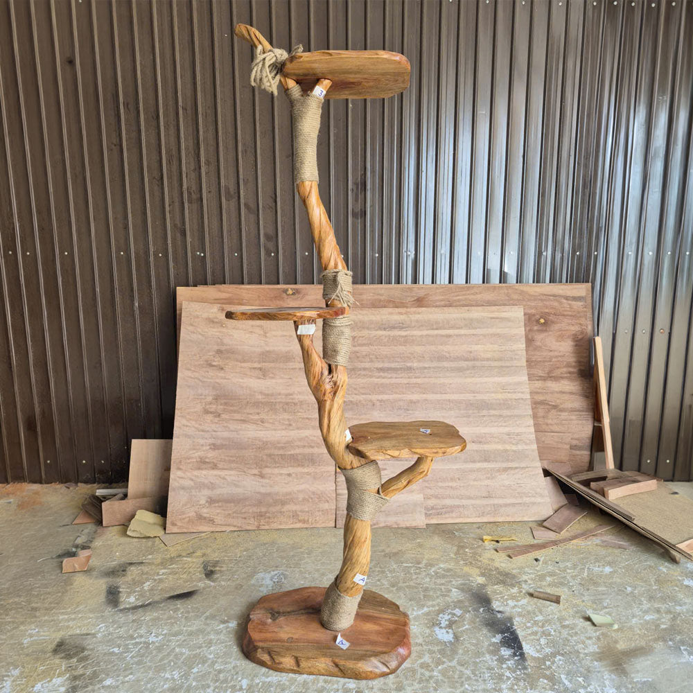 Cat Tree Driftwood Floor Tower