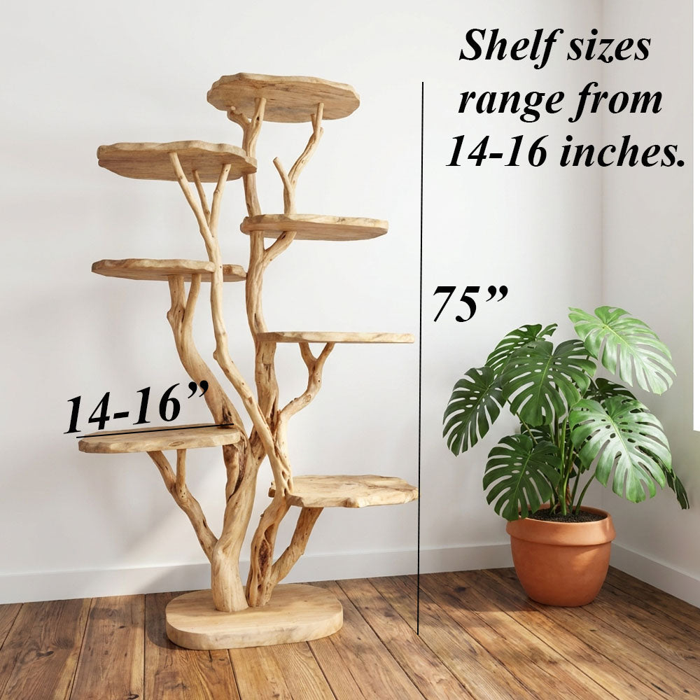 Luxury Wooden Cat Tree House – Handmade Natural Cat Furniture for Indoor Cats