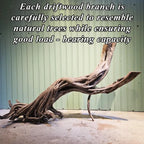 Tree branch bookshelf driftwood live edge wall shelf decor