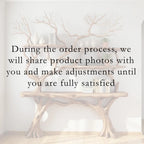 Tree branch bookshelf driftwood live edge wall shelf decor