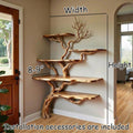 Corner tree branch shelf decorative floor bookshelf