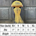 Jellyfish lamp hanging rattan pendant light art deco lamp