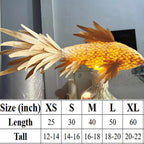 Fish ceiling light wood veneer lamp handcrafted art decor