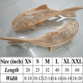 Fish hanging lamp large rattan whale pendant light