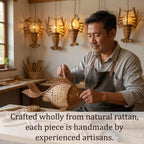 Wall sconce fish light rattan crab lamp lobster lampshade sconce night lighting