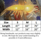 Large lobster rattan pendant light for coastal restaurant decor