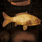 Fish chandelier lighting woven pendant light art home decor