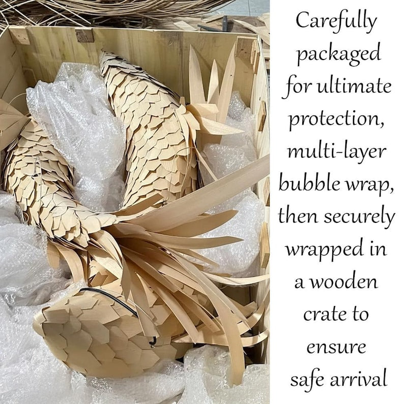 Wood veneer fish ceiling light fish light decoration