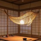 Dolphin rattan ceiling light shape chandelier lighting decoration