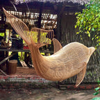 Dolphin rattan ceiling light shape chandelier lighting decoration