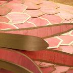 Wood veneer fish ceiling light in multiple colors fish light decoration