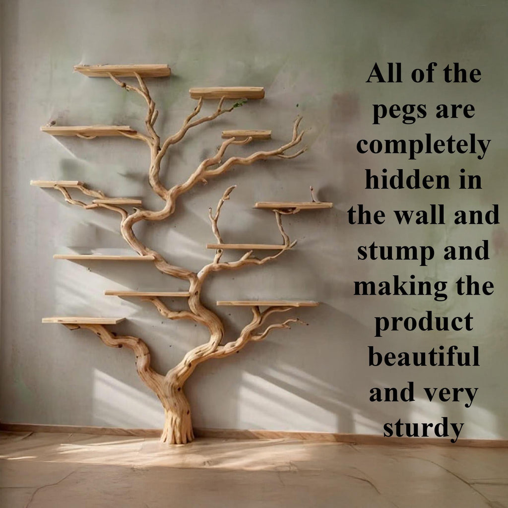 Floor bookshelf solid wood live edge floating shelf on wall natural driftwood bookcase decor handmade furniture
