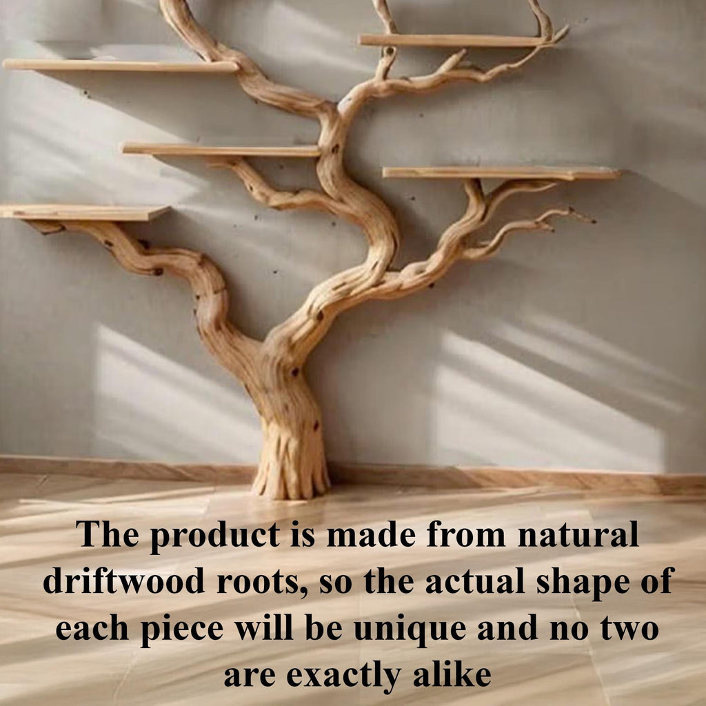 Floor bookshelf solid wood live edge floating shelf on wall natural driftwood bookcase decor handmade furniture
