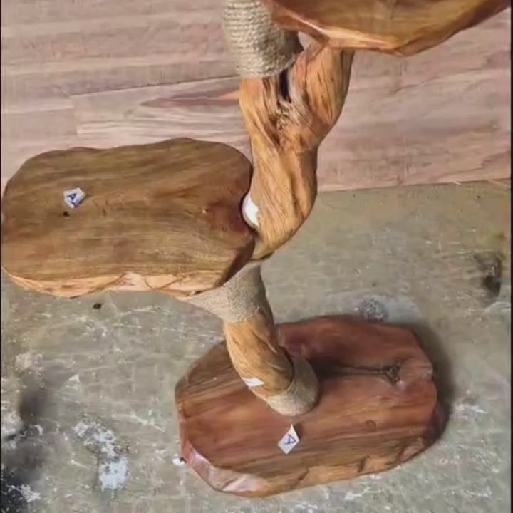 Cat Tree Driftwood Floor Tower