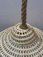Cone shade lamp rattan pendant light art deco lamp