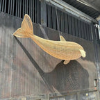 Rattan dolphin lamp fish chandelier art deco lamp
