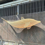 Rattan dolphin lamp fish chandelier art deco lamp