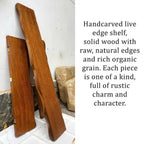 Tree branch wall display shelf driftwood floating book shelf