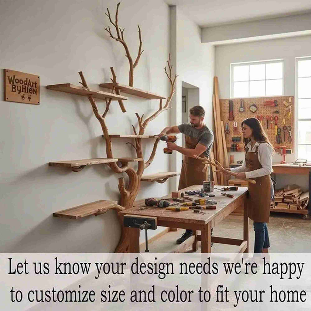 Unique Tree floor branch book shelves decor easy to assembly