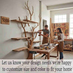 Unique Tree floor branch book shelves decor easy to assembly