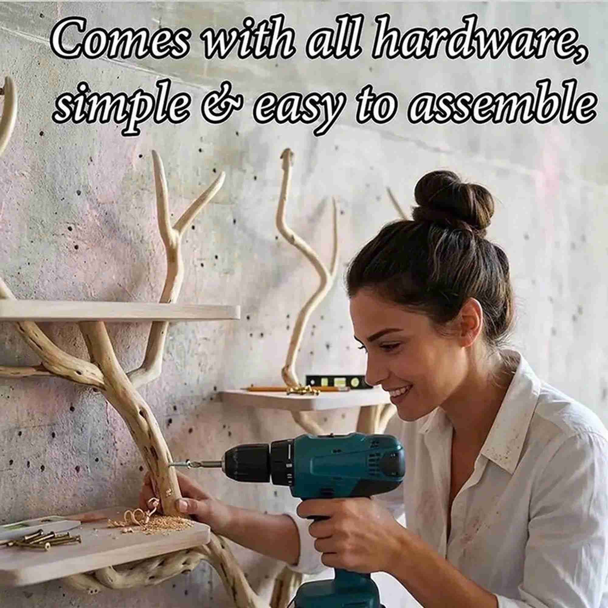Unique Tree floor branch book shelves decor easy to assembly