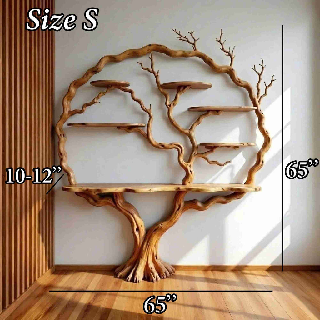 Unique Tree floor branch book shelves decor easy to assembly